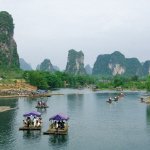 Guilin, de Li-rivier